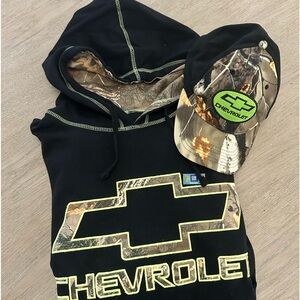 Legendary Whitetails CHEVROLET Hoodie & Hat NEW Size 3XL
